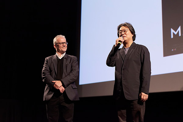 Thierry Frémaux et Park Chan-wook - Hangar du Premier-Film